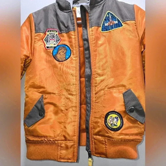 Rare Disney Star Wars: The Rise of Skywalker Hooded Jacket Size 5/6 years - Picture 7 of 12